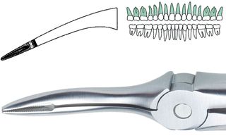 EXTRACTION FORCEPS ROOT TIP UPPER