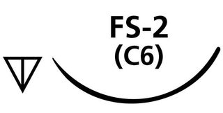 SUTURE PGA 5/0 C6 FS2 NEEDLE /12