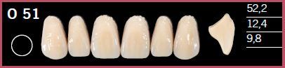 O51-A3 DELARA TEETH UPPER ANTERIOR