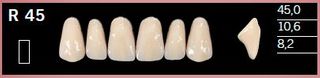 R45-A1 DELARA TEETH UPPER ANTERIOR