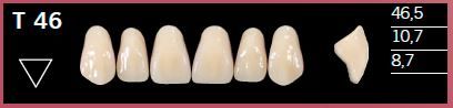 T46-A3 DELARA TEETH UPPER ANTERIOR