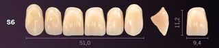 S6-C1 PREMIUM TEETH UPPER ANTERIOR