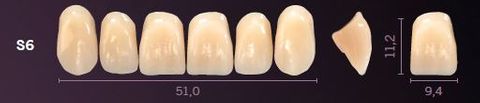 S6-D3 PREMIUM TEETH UPPER ANTERIOR