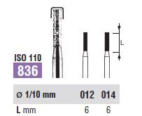 836-014 DIAMOND FG  NORTHBEL BURS PKT 5