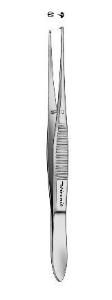 TISSUE FORCEPS FINE STRAIGHT 105MM