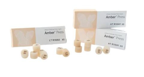 AMBER PRESS SHADE A2 LT R10 INGOT/5