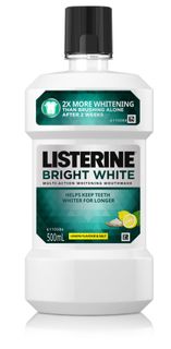 LISTERINE BRIGHT WHITE 500ML