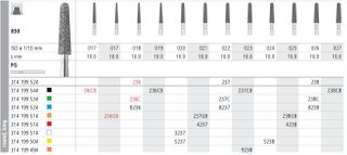 INTENSIV DIAMOND BUR 238CB XCOARSE (850-019) FG/6