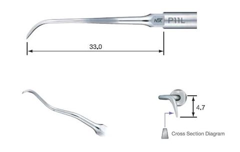 NSK SCALING TIP P11L FOR NSK AND SATELEC