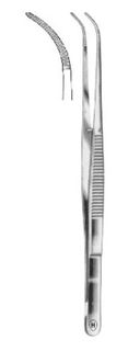 DRESSING FORCEPS CURVED 120MM