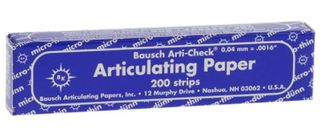 ARTICULATING PAPER STRIPS BLUE 40UM/200