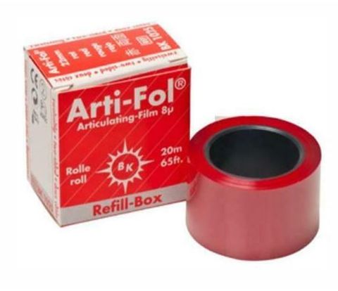 ARTIFOL RED 2 SIDED 8UM 22MM REFILL/20M