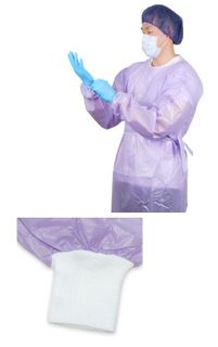 GOWN NON STERILE PURPLE /10