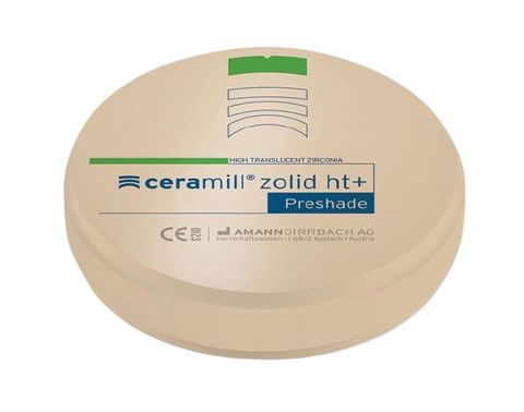 CERAMILL ZOLID HT+ PRESHADE A1 98X16MM