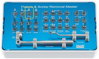 REGULAR SCREW BLUE FOR IMPLANT RESCUE KIT