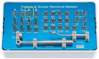 REGULAR SCREW BLUE FOR IMPLANT RESCUE KIT