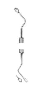 BONE CURETTE HEMINGWAY 2 175MM