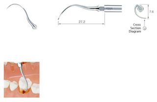 NSK ULTRASONIC PERIO TIP P25R-E FOR EMS