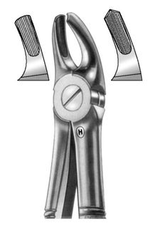 EXTRACTION FORCEPS CHILD UPPER MOLAR 39L