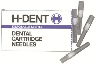 DENTAL NEEDLE RED 30 GAUGE 25MM SHORT/100