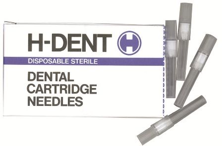 DENTAL NEEDLE RED 30 GAUGE 25MM SHORT/100