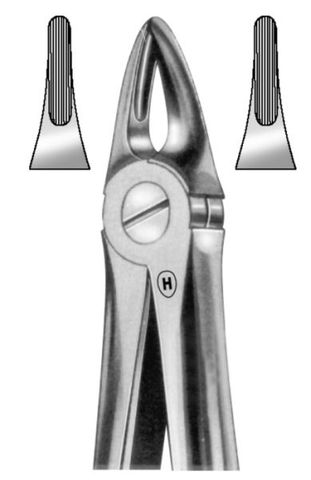 EXTRACTION FORCEPS CHILD UPPER ROOTS 29S