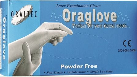 ORAGLOVES LATEX POWDER-FREE MEDIUM /100