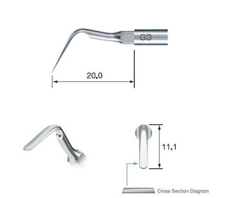 NSK SCALING TIP G3 FOR NSK AND SATELEC