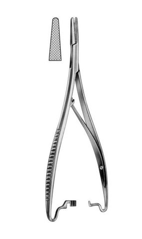 NEEDLE HOLDER MATHIEU W RATCHET 140MM