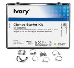 IVORY RUBBER DAM CLAMP STARTER KIT