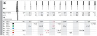 INTENSIV DIAMOND BUR 117C (847-016) FG/6