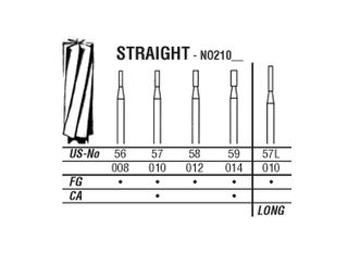 21-010 57 CARBIDE FG NORTHL BURS/5