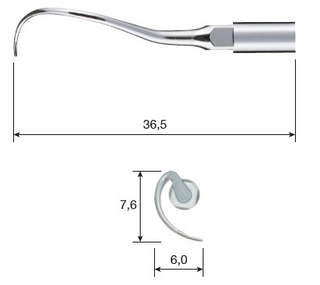 NSK P25R-S VARIOSURG PERIO TIP RIGHT