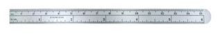 FLEXI STAINLESS STEEL RULER (15.25CM)