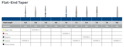 BLUWHITE DIAMOND BUR 753R REG/5