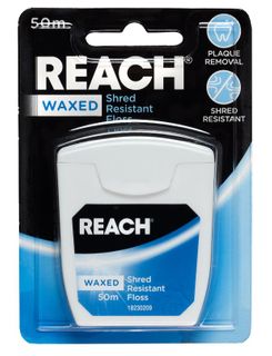 REACH FLOSS WAXED PLAIN 50M /6