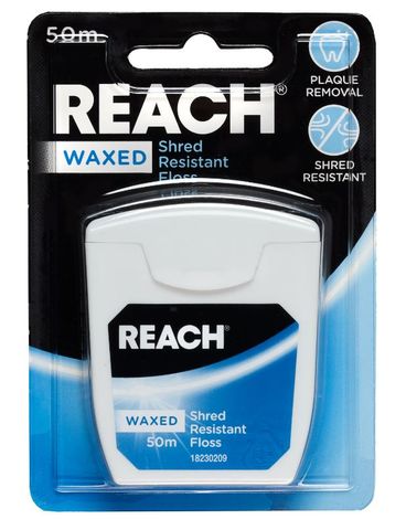 REACH FLOSS WAXED PLAIN 50M /6