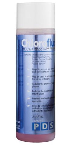 CHLOROFLUOR MOUTHRINSE 250ML