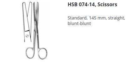 SCISSORS STRAIGHT 145MM