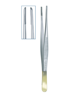 TISSUE FORCEPS GRIPPER TC 14.5CM