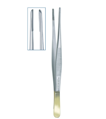 TISSUE FORCEPS GRIPPER TC 14.5CM