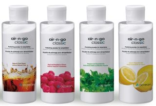 4 BOTTLES 250G 4 FLAVORS AIR-N-GO POWDER