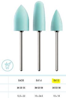 ACRYLIC POLISHER POINT LIGHT BLUE MED /6