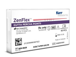 ZENFLEX PRE‐TIP GP .06/.25 TAPER – 50PK