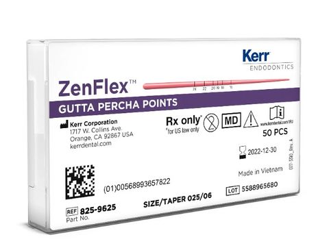 ZENFLEX PRE‐TIP GP .06/.25 TAPER – 50PK