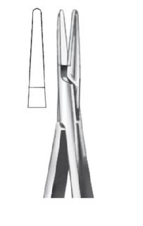 CASTROVIEJO MICRO NEEDLE HOLDER TC W/RATCHET 140MM