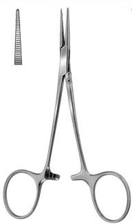 ARTERY FORCEPS HALSTED STRAIGHT 140MM