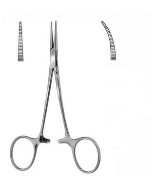 ARTERY FORCEPS HALSTED CURVED 140MM