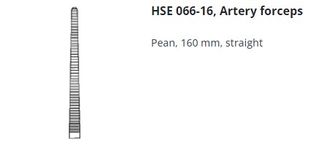 ARTERY FORCEPS PEAN STRAIGHT 160MM