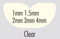 M/GUARD SQ 5MM CLEAR 127MM